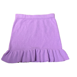 🌷 Lilac Knit Ruffle Skirt 🌷 Handmade